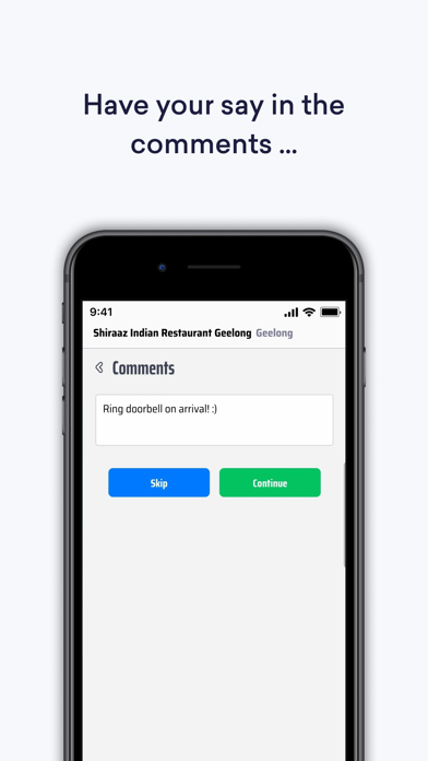 Shiraaz Indian Restaurant Screenshot