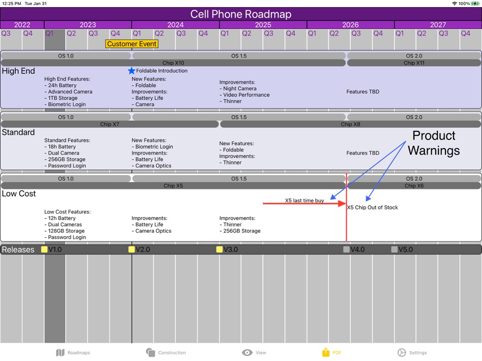 #6. Roadmap Maker (iOS) 由: Brad Pratt