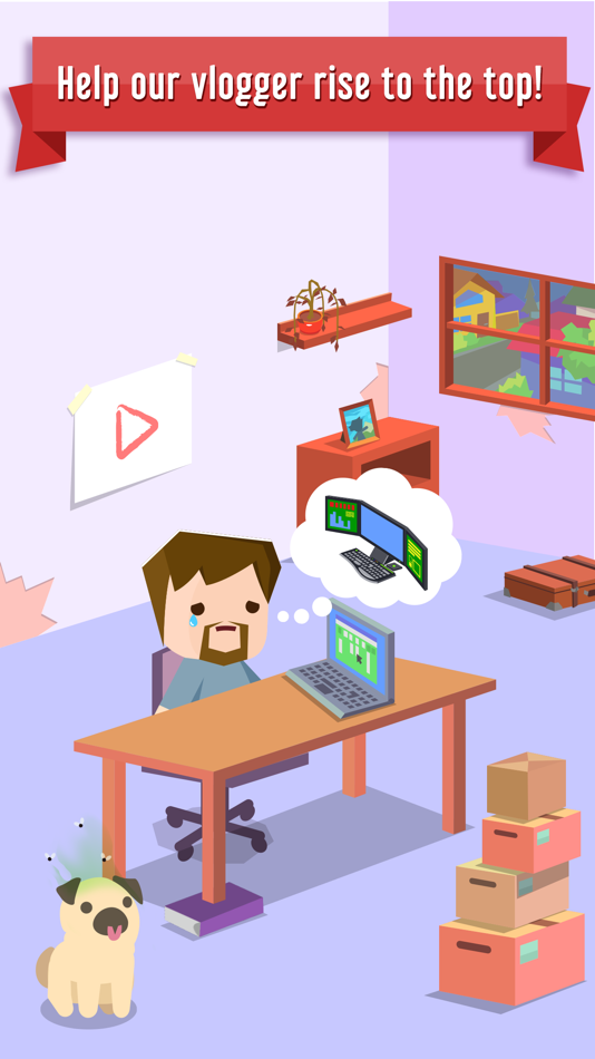 #1. Vlogger Go Viral: Tycoon Tuber (iOS) 来自: TPG TECNOLOGIA DA INFORMACAO LTDA