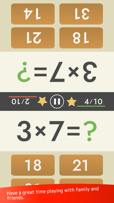 Mental Arithmetic Math Screenshot