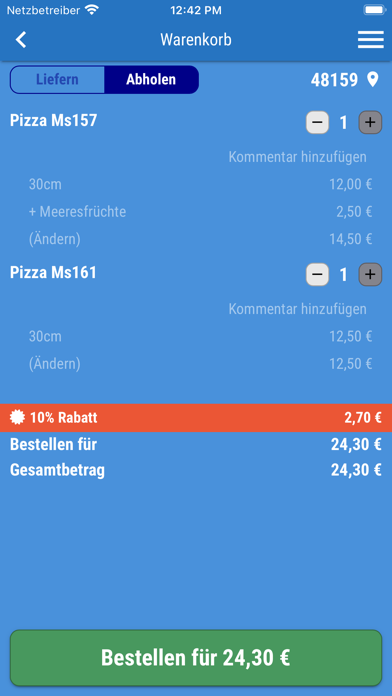 Pronto Grill 2 Münster Screenshot
