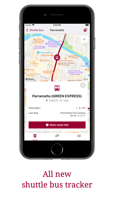 Western Sydney University Screenshot