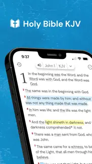 holy bible king james + audio iphone screenshot 1