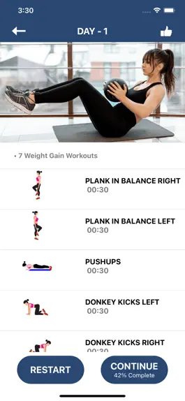 Game screenshot Weight Gain Workouts Food Diet apk