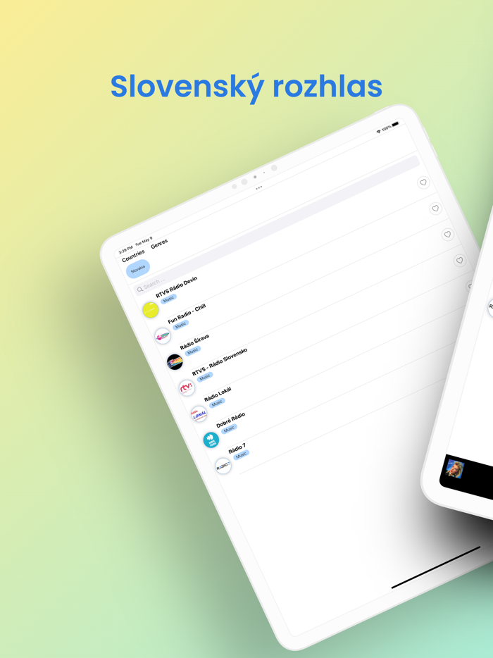 Slovenské rádiá - Slovakia