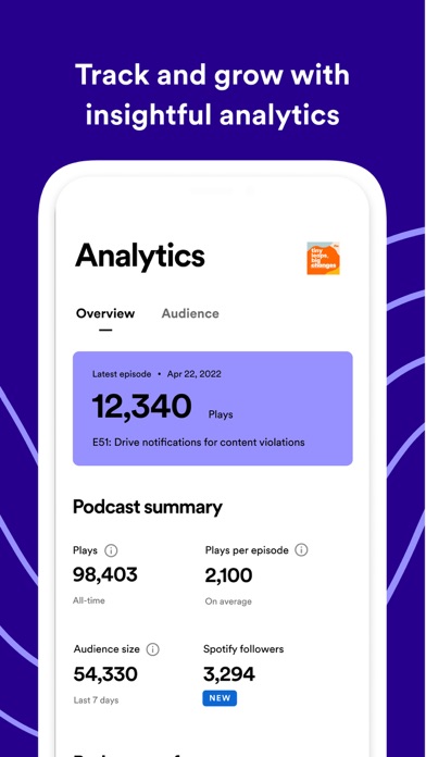 Spotify for Podcasters Screenshot