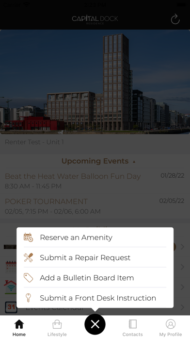 Screenshot #3 pour Capital Dock Residence App