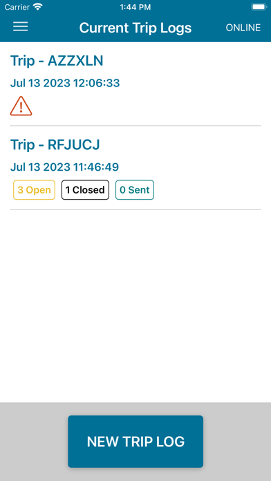 FisheriesApp2 ELOG Screenshot