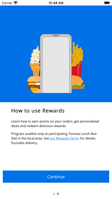 Teresas lunch box deli Screenshot