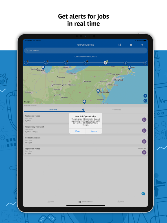 SHC WeConnect: Healthcare Jobs iPad screenshot 4 - Business app