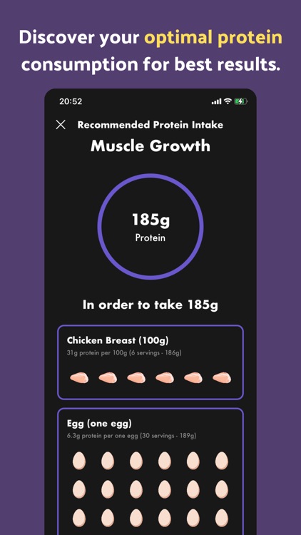 Protein Tracker for Muscle