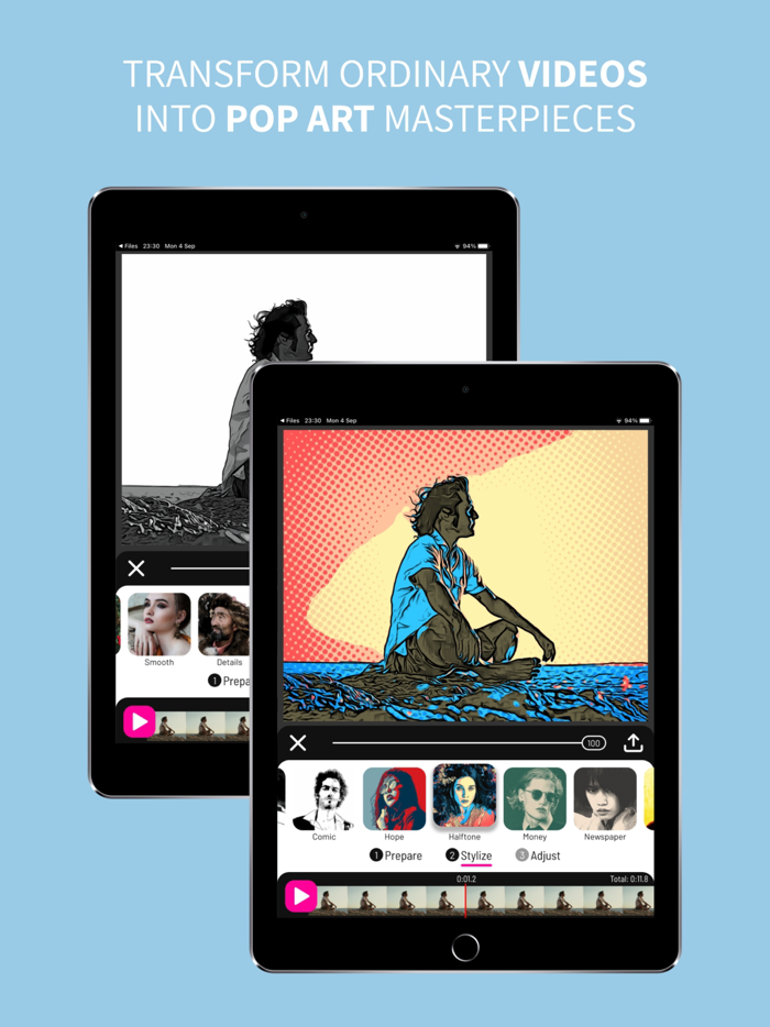 Toonita Video Pop Art Filters