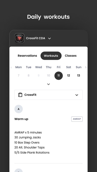 CrossFit CDA Screenshot