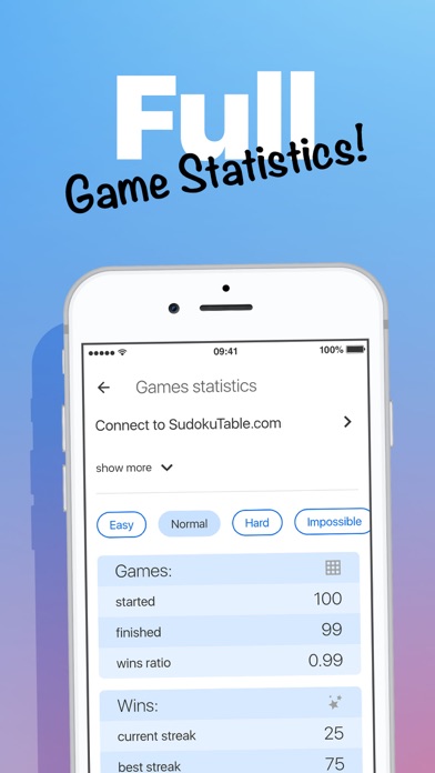 Sudoku Table — Brain Games Screenshot