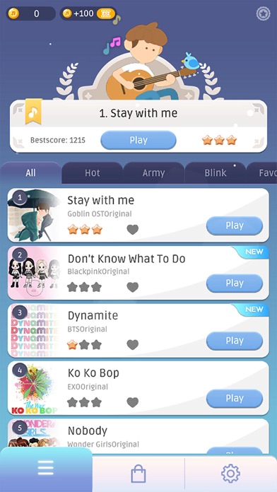 Kpop Tiles: Dream Piano Music Screenshot