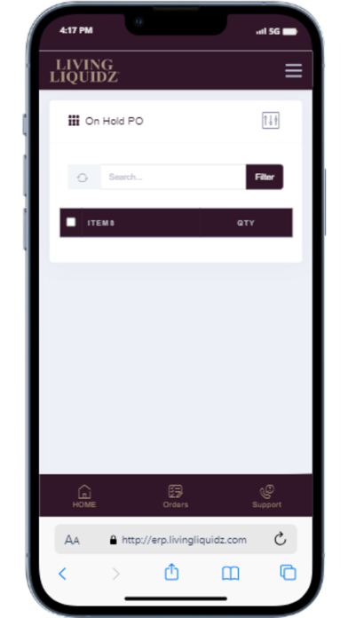 LL ERP APP Screenshot