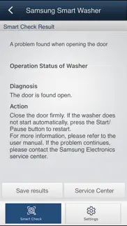 samsung smart washer iphone screenshot 4