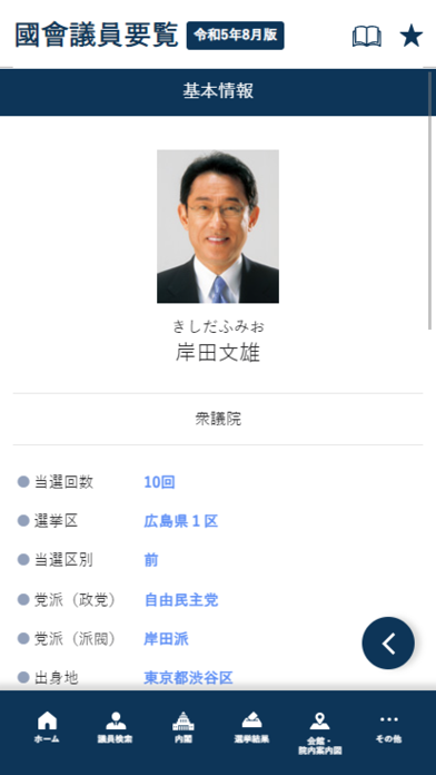 国会議員要覧 令和5年8月版のおすすめ画像3