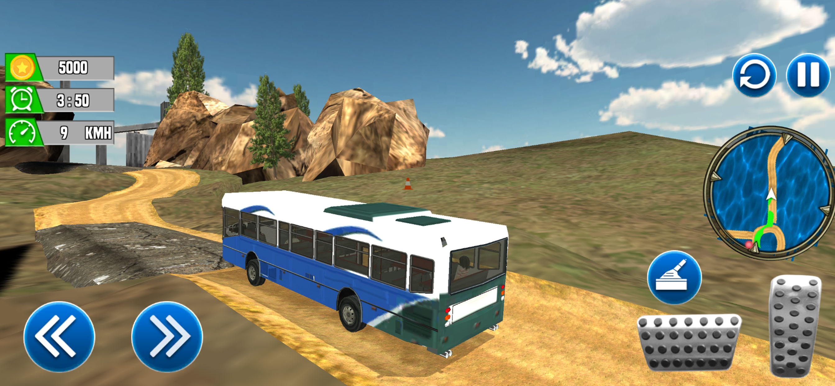Offroad Bus Driving Games 2025