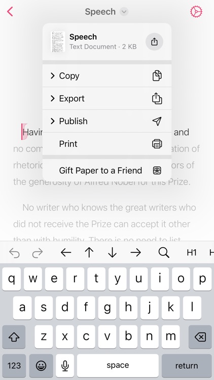 Paper – Writing App & Notes screenshot-9