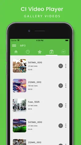 Game screenshot CI Video Player Gallery Videos apk