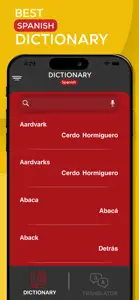 Spanish Translator -Dictionary screenshot #1 for iPhone