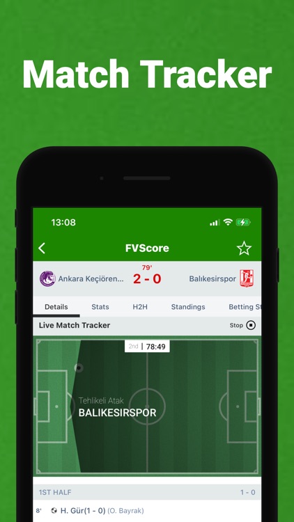 FVscore - Live Scores & Stats