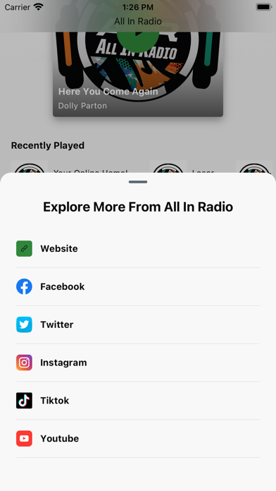 All In Radio Screenshot