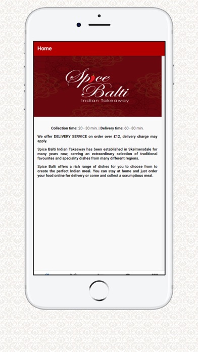 Spice Balti - Skelmersdale Screenshot