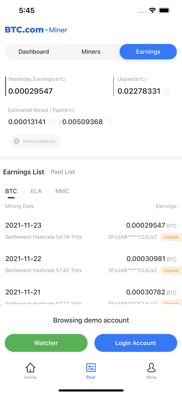 BTC.com - Leading Mining Pool