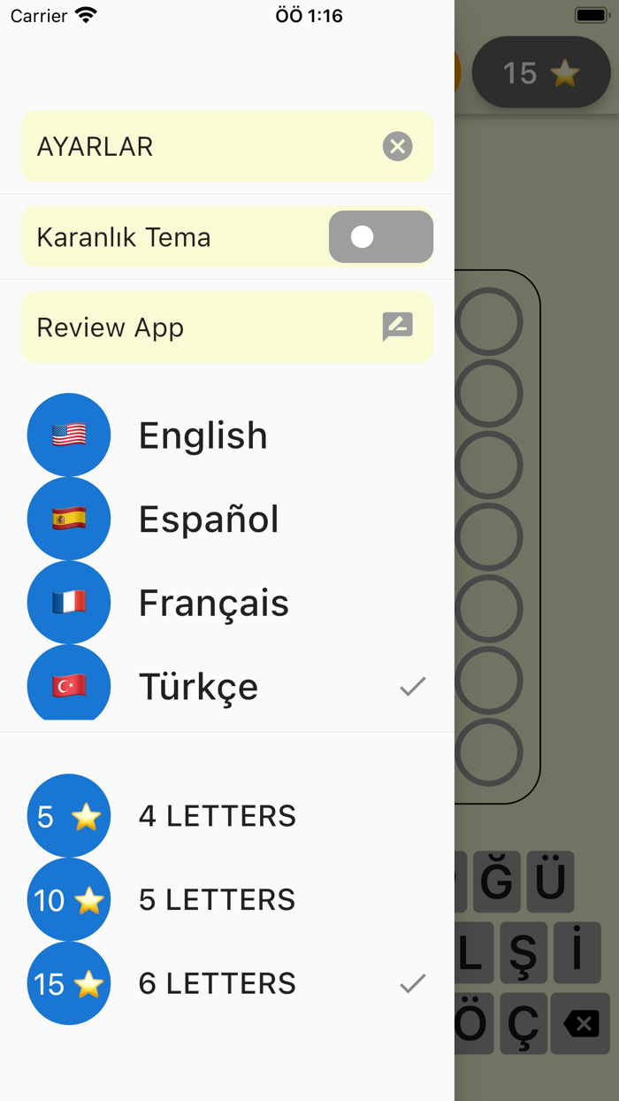 LettersUnlimited word puzzle