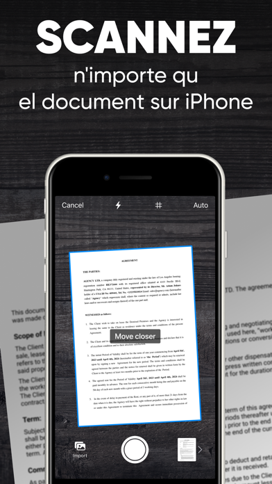 Screenshot #1 pour Scanner for iPhone: Scan PDF
