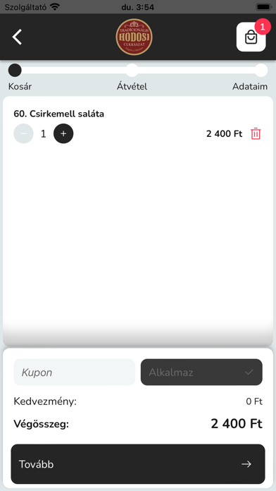 Hodosi Pizzéria Screenshot