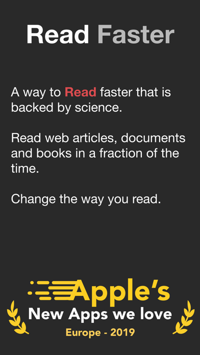 Speed Reading - UpRead Screenshot