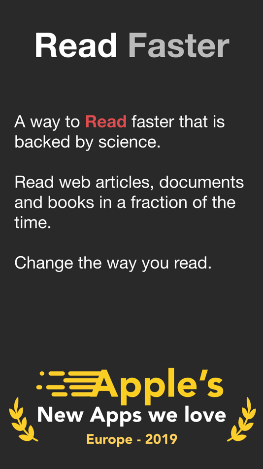#1. Speed Reading UpRead (iOS) Podle: Alain caltieri
