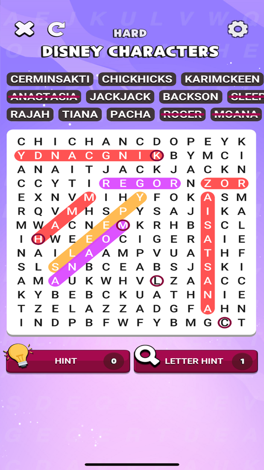 #3. Wosh: Word Search Game (iOS) 由: artGS