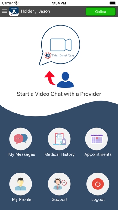Total Direct Care Patient Screenshot