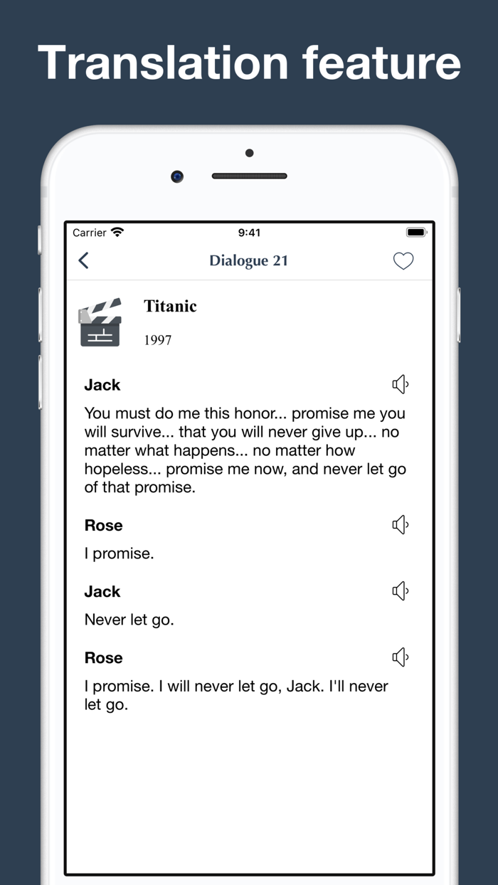 English dialogues in movies