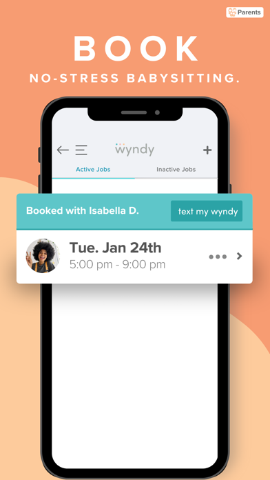 Wyndy: Babysitting, simplified Screenshot