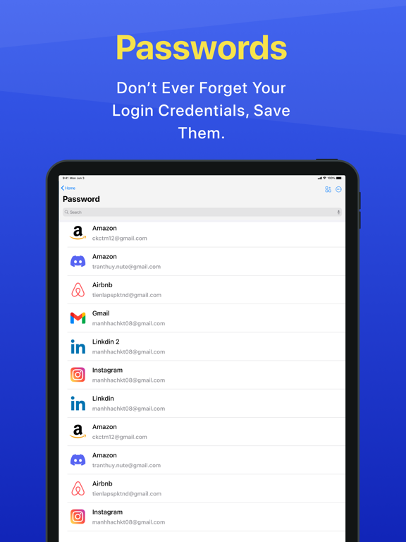 Photo Vault & App Lock Safedoc iPad screenshot 6 - Photo & Video app