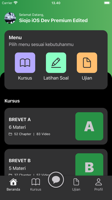 PSC e-Brevet Screenshot