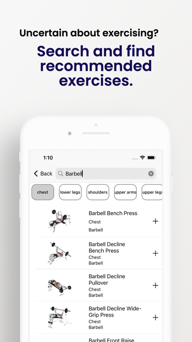 Workouter -Workout Tracker Log Screenshot