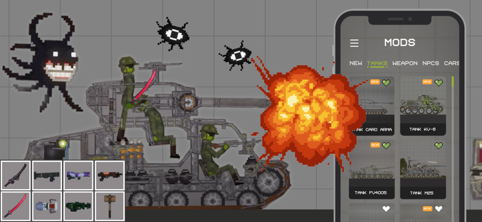 Mods for Melon Playground 2D