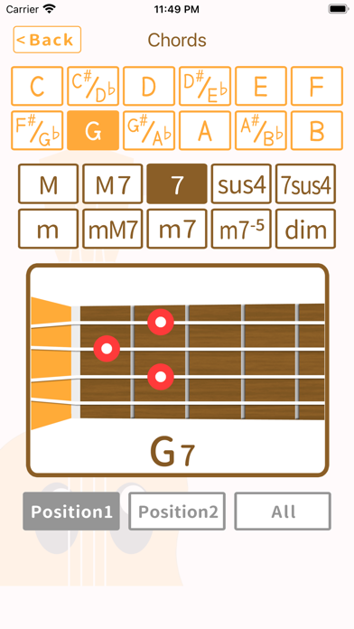 Ukulele -Tuner&Chords- Screenshot