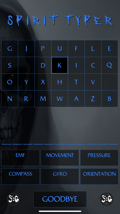 Paranormal Spirit Typer Screenshot