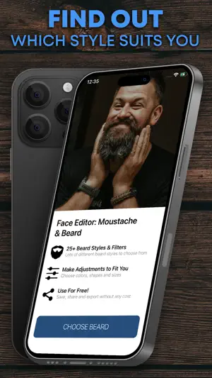 Face Editor: Mustache & Beard screenshot 3