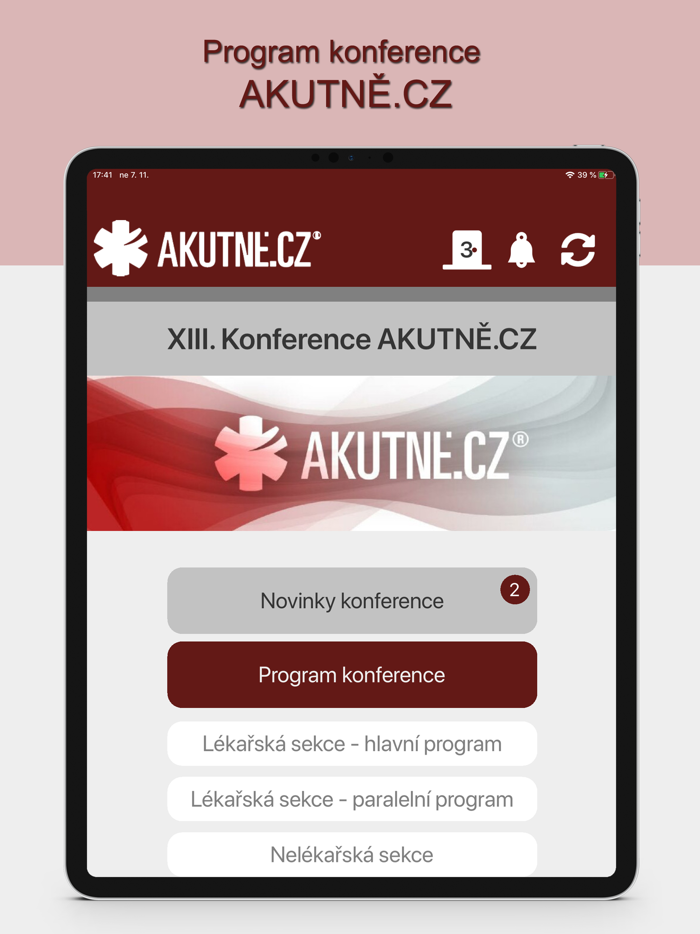 Program Konference AKUTNĚ.CZ
