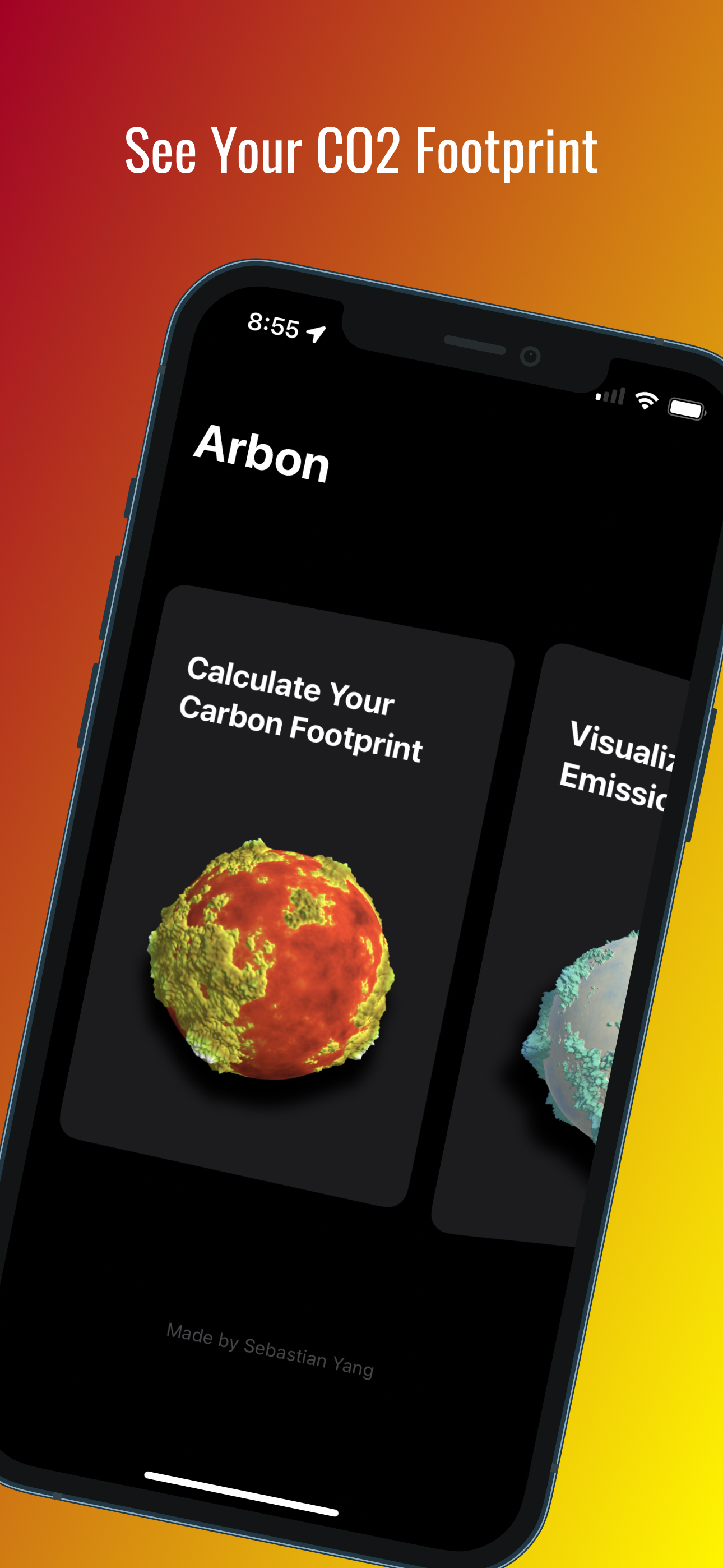 Arbon: AR Carbon Footprint