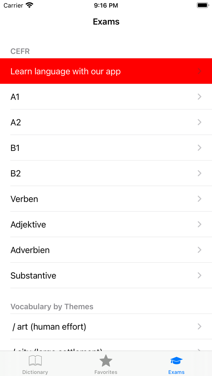 German - language dictionary