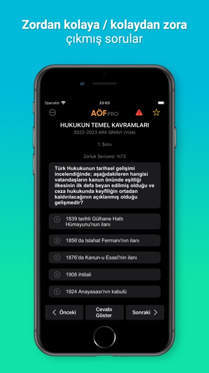 AÖF Pro - Çıkmış Sorular Plus screenshot-5